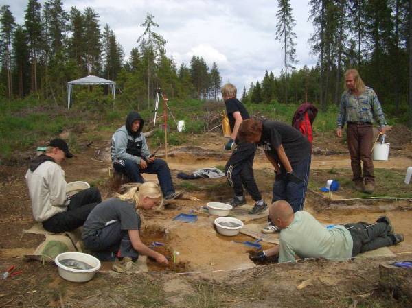 Excavation at Juankoski